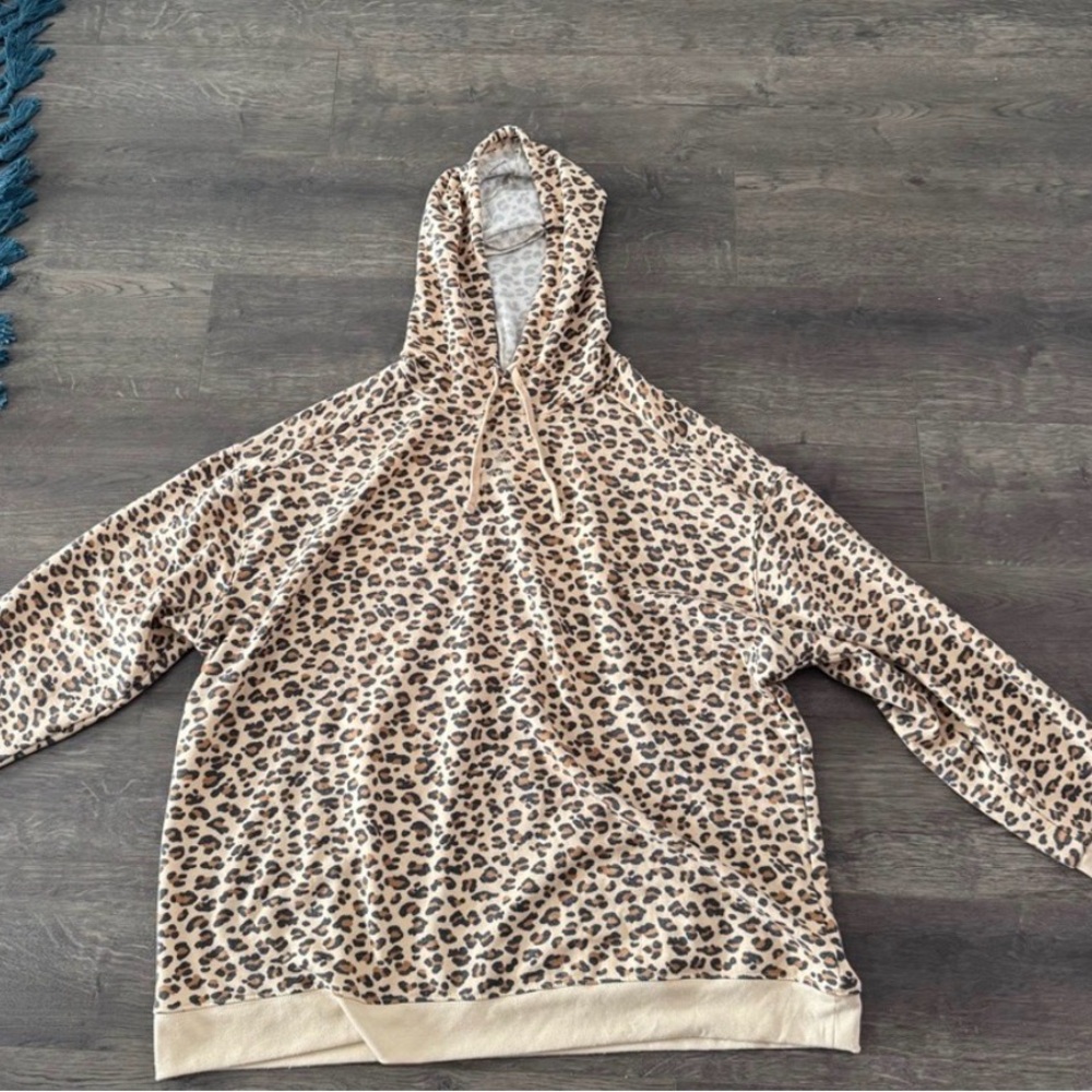 Leopard Print Hoodie